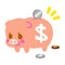 Piggy bank, Dollar