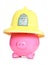 Piggy bank fire chief