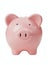 Piggy bank isolated with clipping path