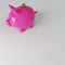 Piggy bank. Save money. 3d render. Saving money in a piggy bank.