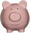 Piggy Bank, Saving Money, Isolated