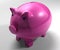 Piggy Bank Shows Savings Accounts