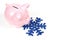 Piggy Bank and Snowflake - Heating Cost