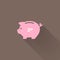 Piggy bank. Vector illustration