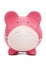 Piggy bank wearing anti pollution mask