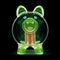 Piggy bank Xray secret x-ray glass transparent green and coins