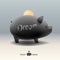 Piggy moneybox with golden coin - for dream