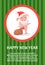 Piglet Symbol of New Year with Gift Sack Poster