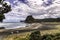 Piha beach view, western coast of Auckland, New Zealand