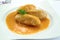 Pike dumplings with nantua sauce