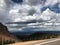 Pikes Peak Colorado Springs rain and thunder storm