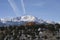 Pikes Peak with Garden of the Gods Park in Winter