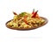 Pilaf, lamb, traditional, oriental dish, Flying saucer, pilaf