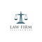 Pilar law legal firm logo icon vector template