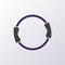 Pilates equipment - dual grip fitness Toning Ring icon .