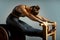 Pilates reformer bed, close-up, woman and instructor doing exercise on reformer simulator for treatment of