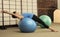 Pilates Stretch on Exercise Balls