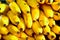 Pile Banana Fruits Close Up