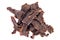 Pile Of Beef Teriyaki Jerky Strips, Isolated