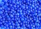 Pile of blue silica gel texture background.