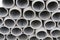 Pile of cement pipes