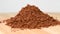 Pile of cocoa powder