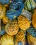 Pile of Colorful Decorative Gourds