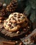 Pile of Cookies on Wooden Table