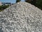 Pile of crushed stone