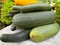 Pile of cucumber, closeup