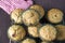 Pile of cupcake on cooling rack