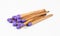 Pile of Dark Purple Matchsticks