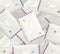 Pile of detailed realistic mail envelopes, realistic mail envelopes,
