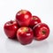 A pile of fresh apples. AI generated