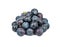 Pile fresh blueberries