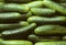 A pile of fresh cucumbers