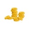 Pile Of Golden Coins, Hidden Treasure And Riches For Reward In Flash Came Design Variation