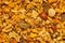 Pile of Indian spicy snacks mixed Namkeen full-frame wallpaper, fried peanut, corn flakes, sweet pea