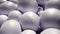 Pile of Inflated White Plastic Balls Background