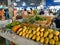 Pile of mango and papaya for sell  in the local market of Paknampran Hua Hin, Thailand December 22, 2018