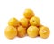 Pile of multiple yellow plums
