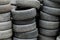 Pile of old tires