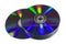 Pile of optical discs (CD, DVD or Blu-ray)