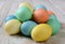 Pile of Pastel Easter Eggs