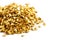 Pile of Pieces of Gold Isolated on a White Background