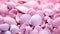A pile of pink shells, background image