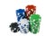 Pile of poker chips