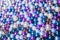 Pile purple balls of bead suitable for background