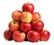 A pile of red apples