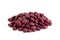 PIle of Red Kidney Beans Isolated on a White Background